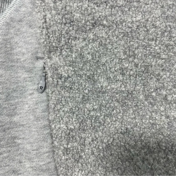 Lululemon Stand Out Sherpa Jacket Grey Size 8 - Picture 5 of 8